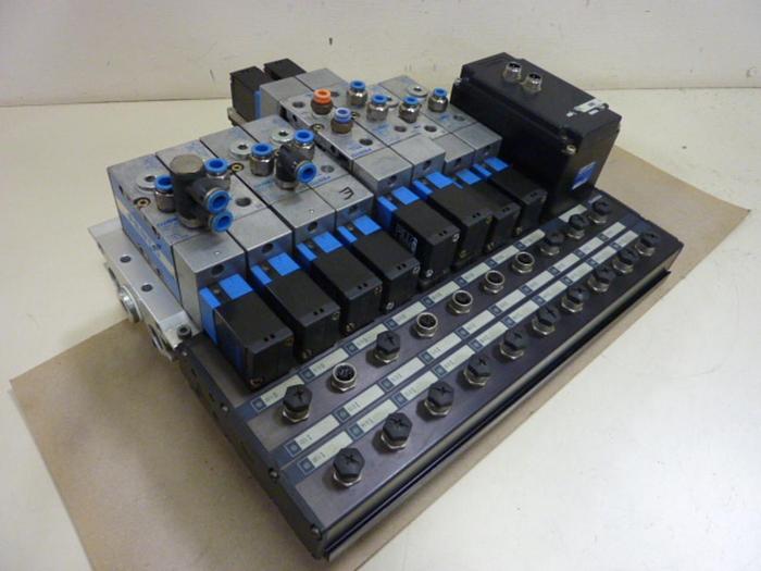 Used FESTO Control Block / Valve Terminal IFB8-02 #52871