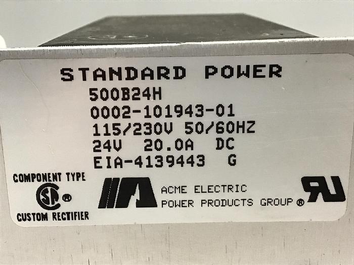 Used ACME ELECTRIC 500B24H