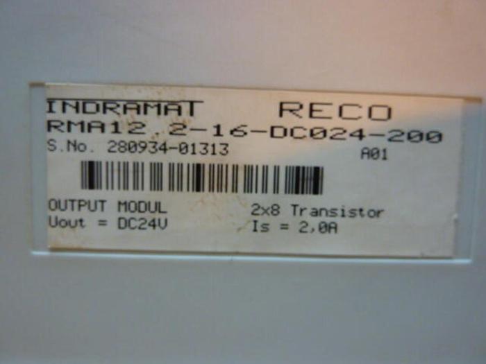 Used INDRAMAT Output Module RMA12.2-16-DC024-200 #25871