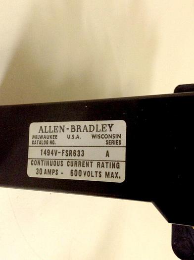 Used ALLEN BRADLEY 30 Amp Disconnect Switch 1494V-DS30 SER A #67715
