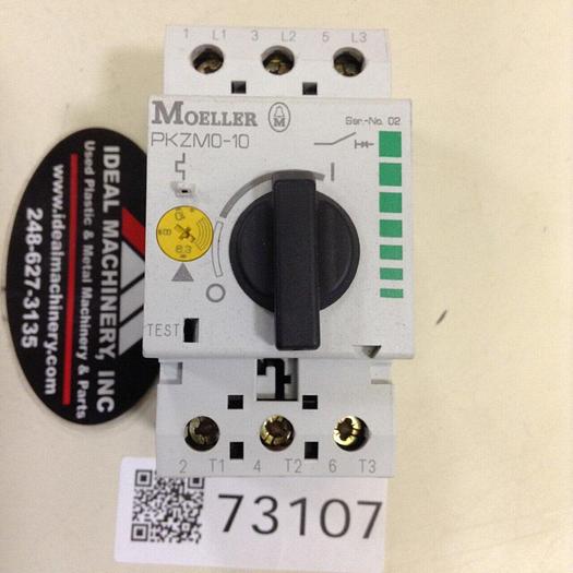 Used MOELLER Motor Protector Circuit Breaker PKZM0-10 #73107