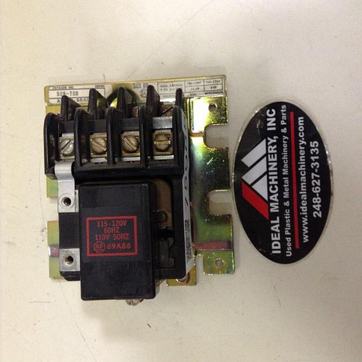 Used ALLEN BRADLEY Non Reversing Starter Size 00 509-T0D SER A #75985