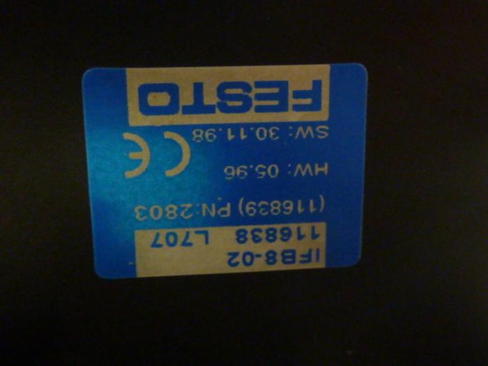 Used FESTO Control Block / Valve Terminal IFB8-02 #61265