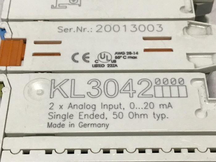 Used BECKHOFF Input Module KL3042 #125265