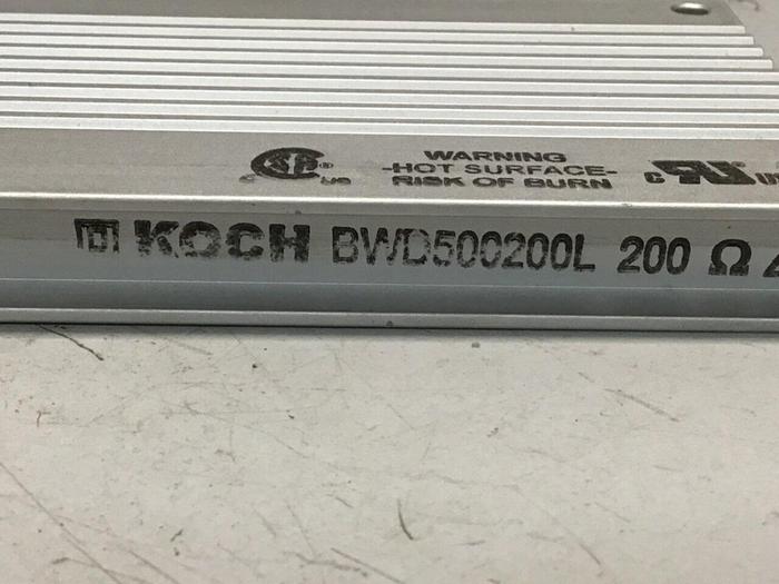 Used KOCH Braking Resistor BWD500200L #119289
