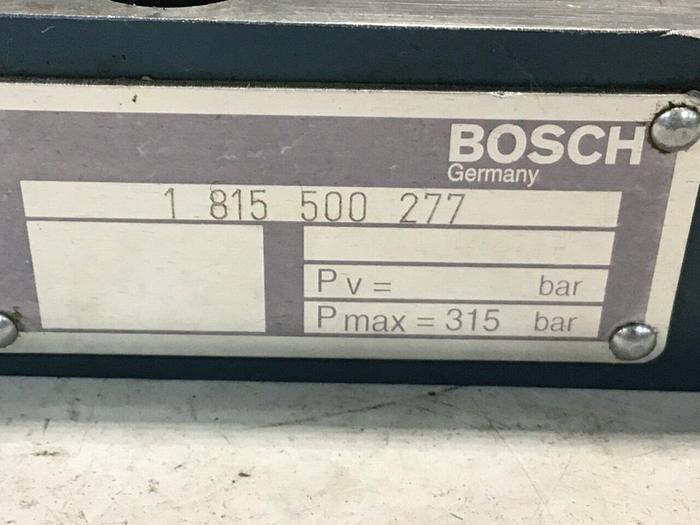 Used BOSCH Valve 1 815 500 277 #126180