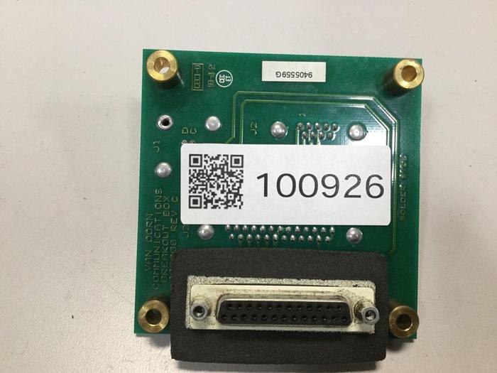Used CINCINNATI MILACRON Communications Breakout Board 307308 #100926