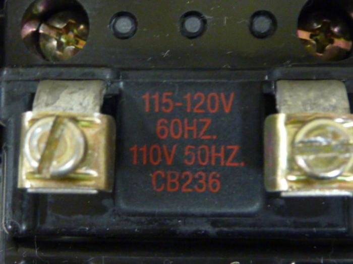 Used ALLEN BRADLEY Starter Size 1 509-BOD SER B W35 #55220