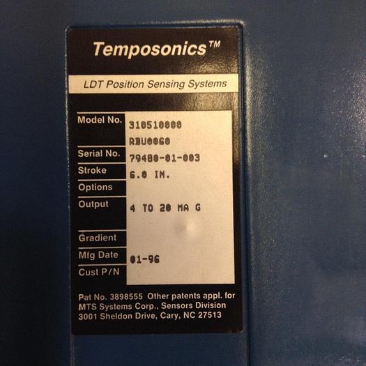 TEMPOSONICS INC LDT Position Sensing System 310510000RBU0060 #71255