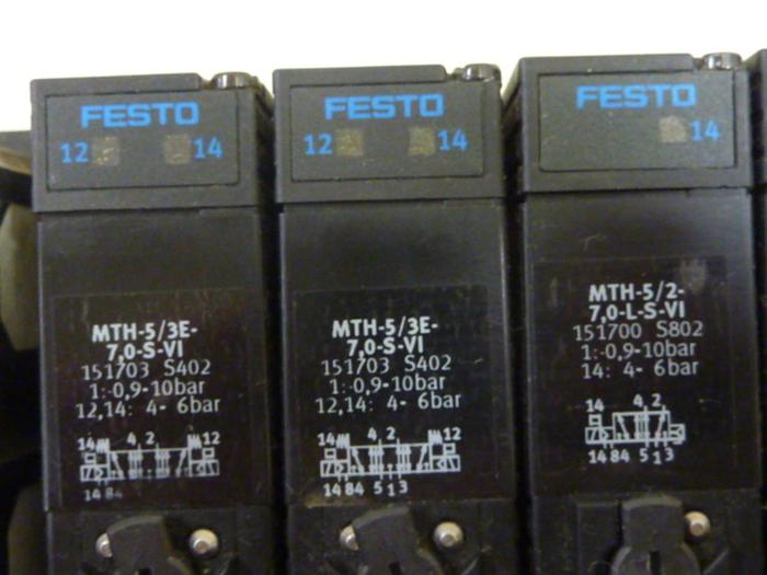 Used FESTO Control Block / Valve Terminal IFB13-03 Used