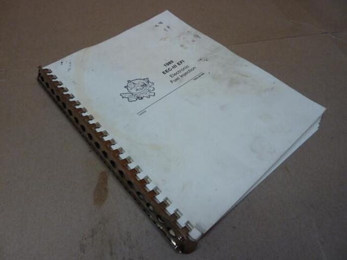 Used FORD Manual 1980 EEC-III EFI #30256