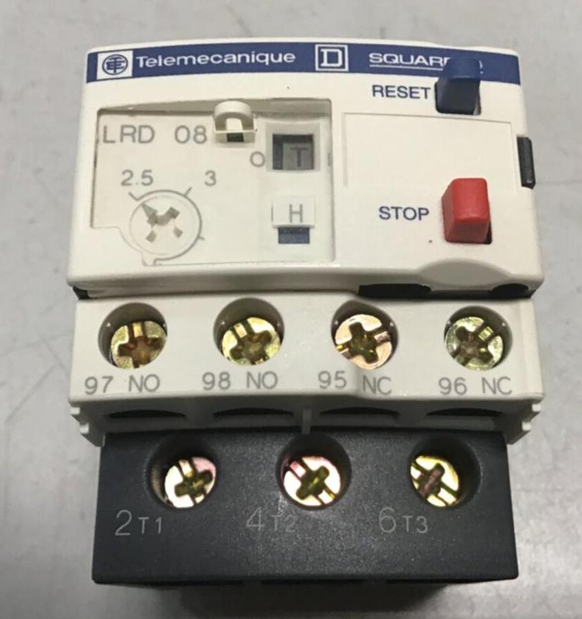 TELEMECANIQUE Overload Relay LRD08 USED