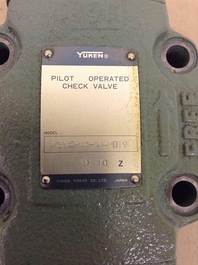 Used YUKEN Pilot Operated Check Valve CPDG-06-30-2019 #71036