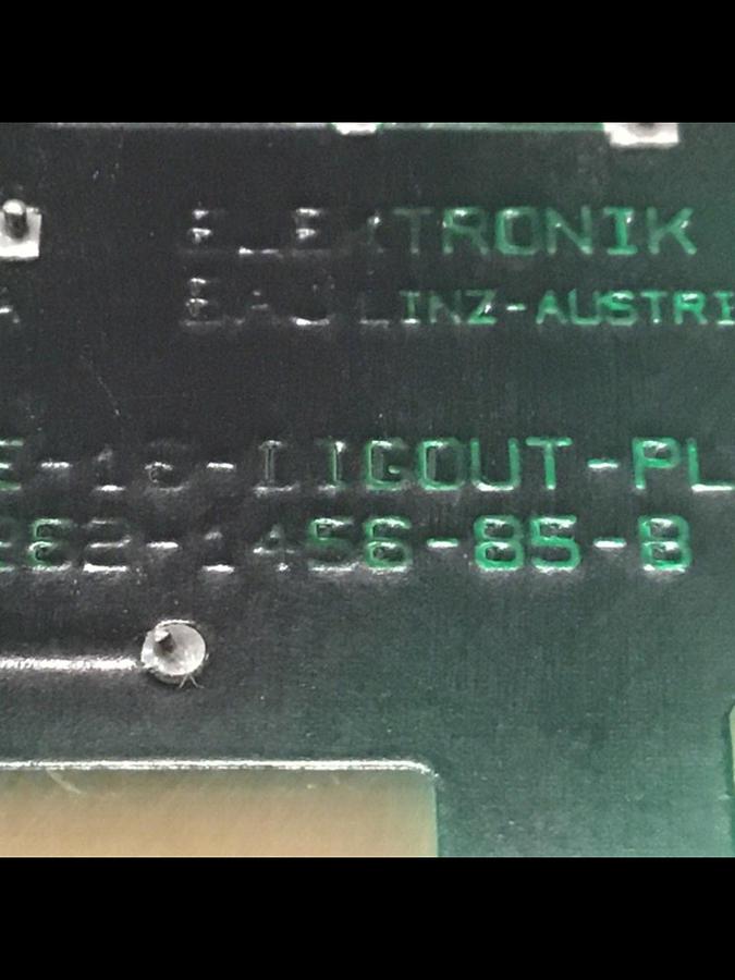 Used ELEKTRONIK Circuit Board E-16-DIGOUT-PLUS 262-1456-85-B USED