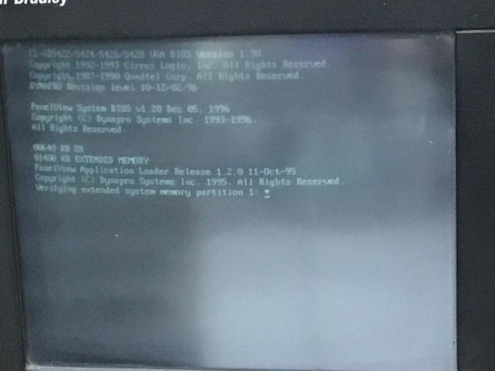 Used ALLEN BRADLEY Operator Interface 2711E-T14C6 SER B #122041