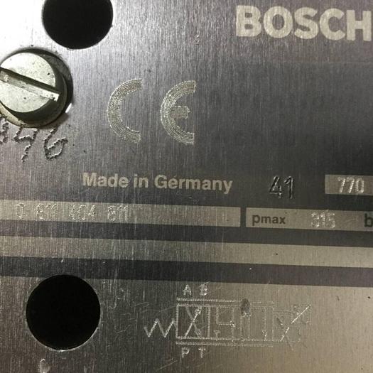 Used BOSCH Hydraulic Servo Proportional Valve 0 811 404 811 USED