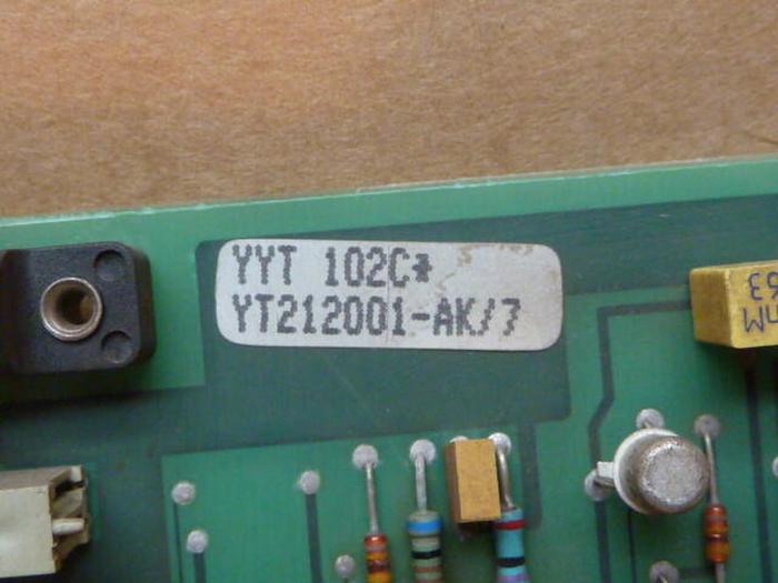 Used ASEA BROWN BOVERI Circuit Board YT212001-AK/7 #32890