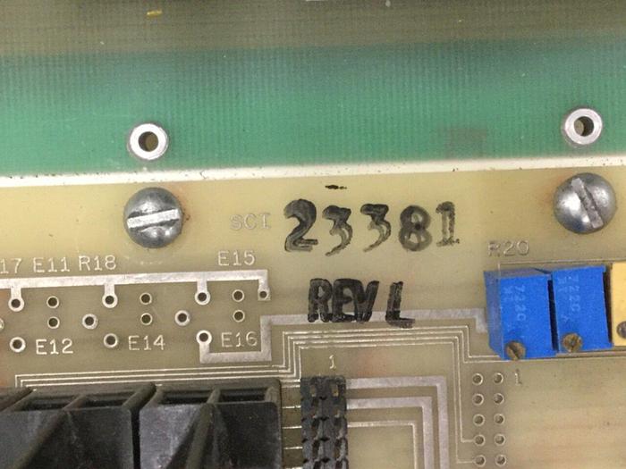 Used SCI Card Rack 23783 REV C #100804