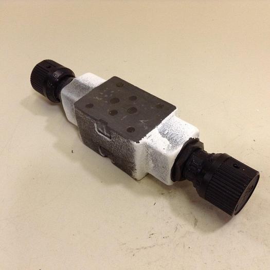 Used YUKEN Throttle & Check Modular Valve MSW-01-X-50 #72537
