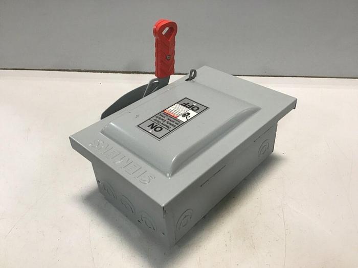 Used SIEMENS 30 Amp Safety Disconnect Switch HNF361 VBII #137853