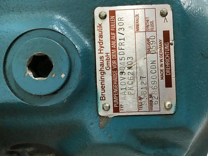 Used MANNESMANN REXROTH Hydrualic Pump AA10V9045DFR1/30R #124606
