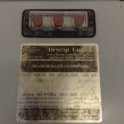 Used DRYCAP Power Factor Correction Capacitor 643PMUDF #84222