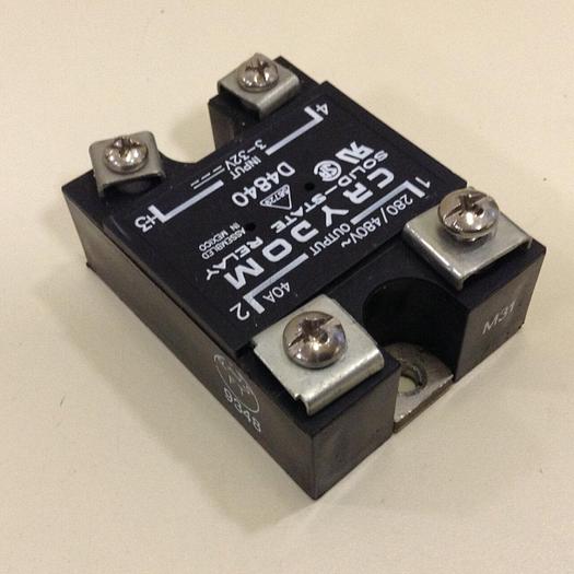 Used CRYDOM Solid State Relay D4840 #84477