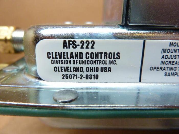 CLEVELAND CONTROLS Air Pressure Sensing Switch AFS-222 #39458