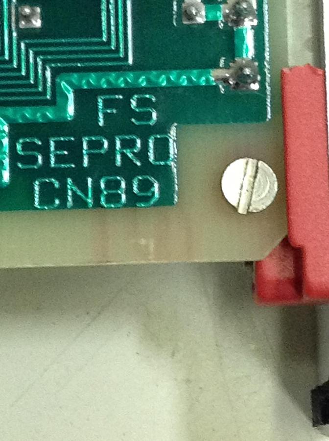 Used SEPRO ROBOTIQUE Control Board 07S0095004/A Used