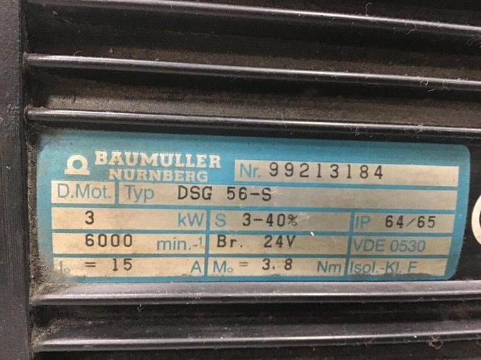 Used BAUMULLER Motor DSG 56-S Used