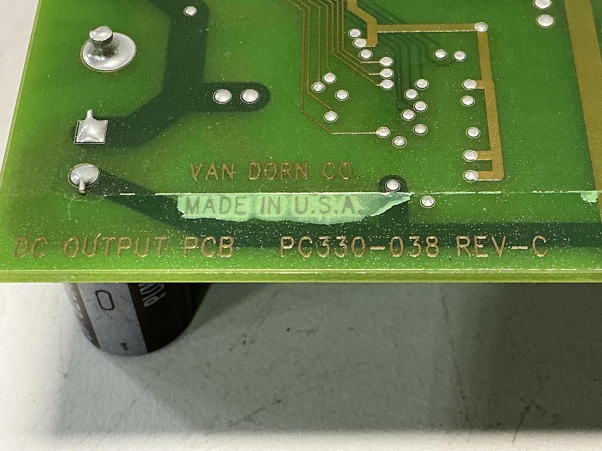Used VAN DORN 330038 REV-C