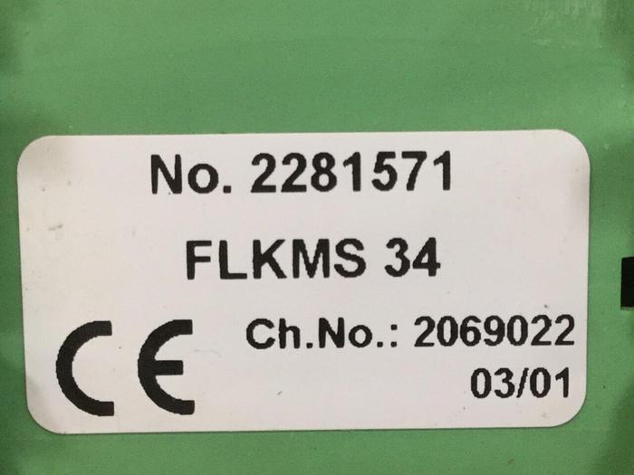 Used PHOENIX CONTACT Varioface Module FLKMS 34 #108644
