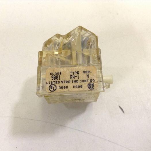 Used SQUARE D Contact Block 9001-KA1 #76012