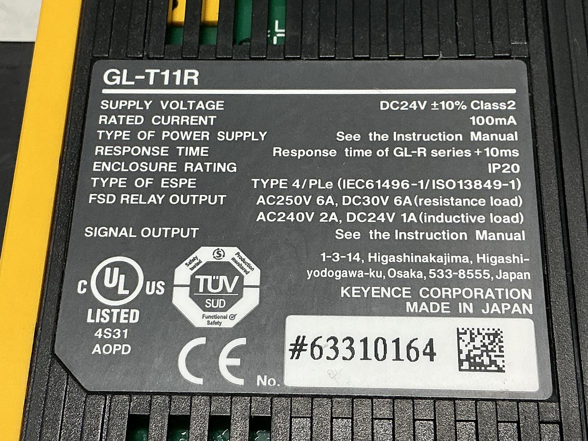 Used KEYENCE GL-T11R