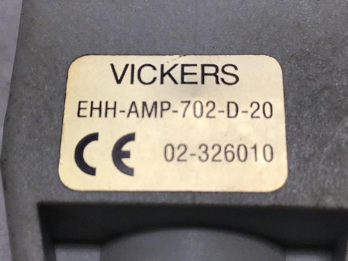 Used VICKERS Power Plug EHH-AMP-702-D-20 USED #142145