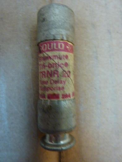 Used GOULD / SHAWMUT 20 Amp Fuse TRNR20 #26928