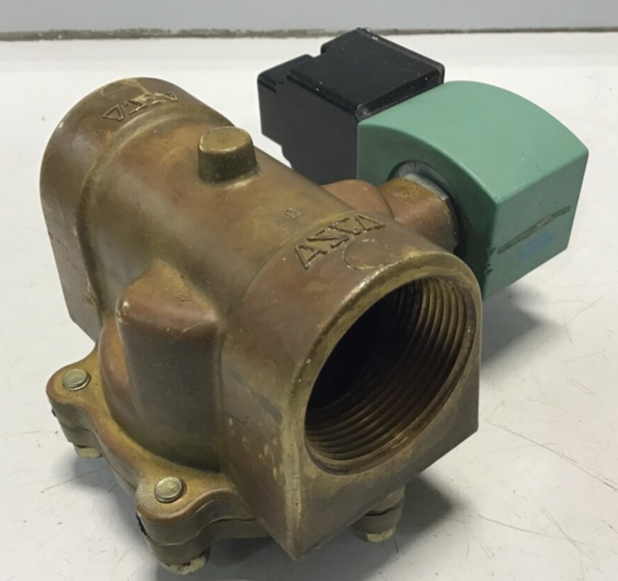 Used ASCO Solenoid Coil & Valve MP-C-086 / VALVE USED