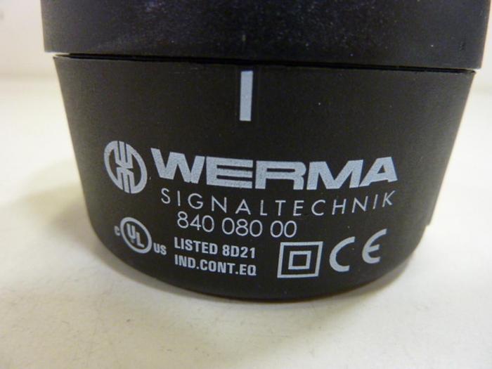 Used WERMA Stack Light Base 840 080 00 #52278