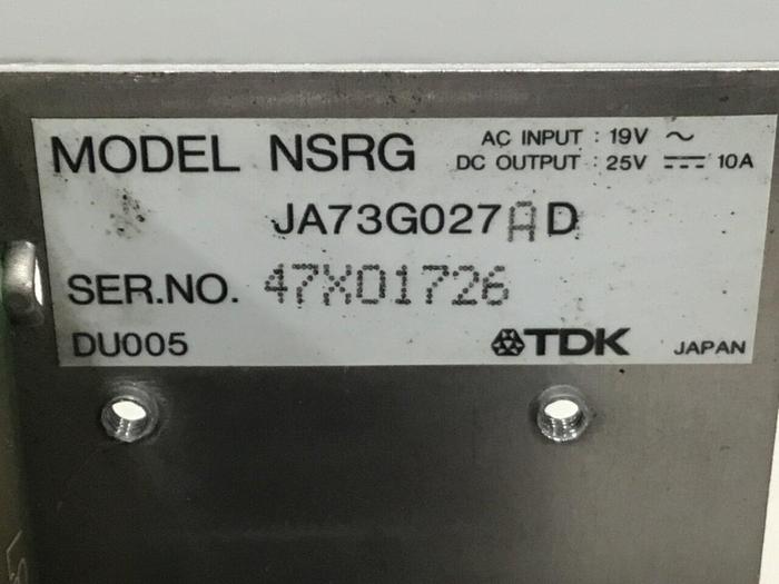 Used TDK Power Supply JA73G027AD #136839