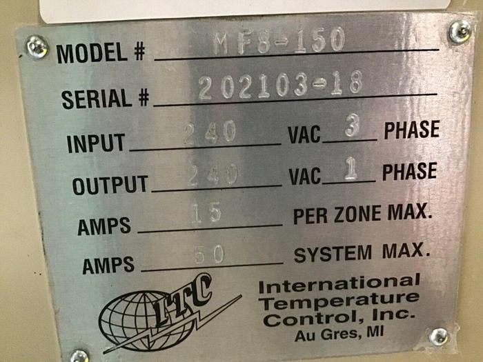 IDEAL MACHINERY 8 Zone Hot Runner IM-MF8-150-A1TP NEW