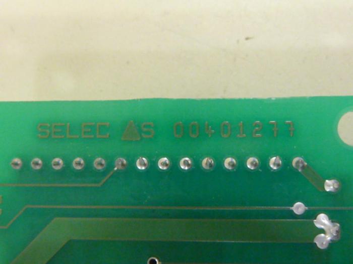 Used SELEC Circuit Board 00401277 #65312