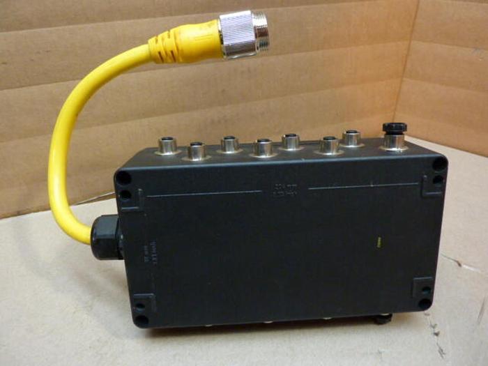 Used TURCK ELEKTRONIK Junction Box VBM160-PX17-0.3M-RSM126 #29767