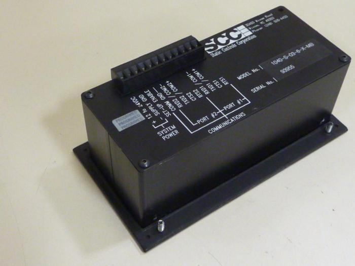 Used STATIC CONTROLS CORP Operator Interface 1040-S-03-8-X-MB #63728