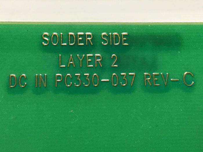 Used VAN DORN DC Input Board 330037 PC330-037 Used