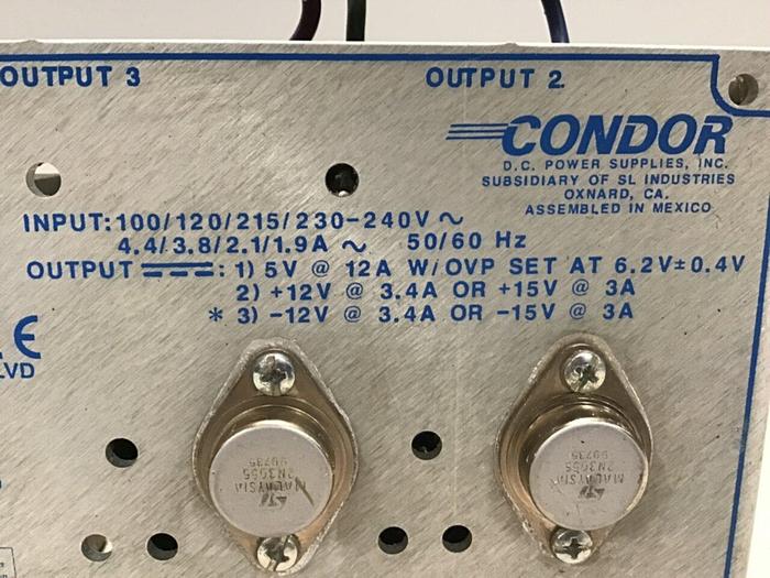 Used CONDOR Power Supply HDCC150W-A+ #120660