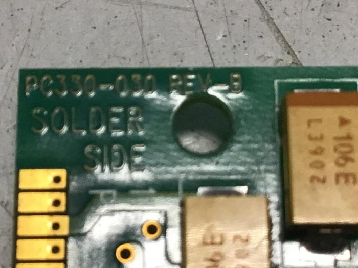 Used VAN DORN Operator Interface Board 330129 PC330-129 330-129 Used