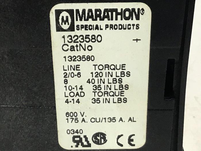 Used MARATHON Power Distribution Block 1323580 #119166