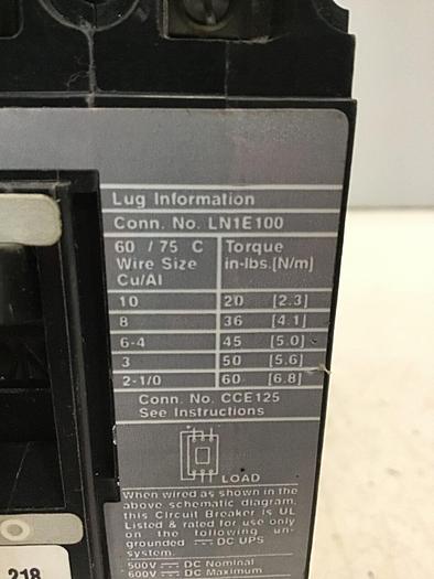 Used SIEMENS 30 Amp Circuit Breaker ED63B030 #138193