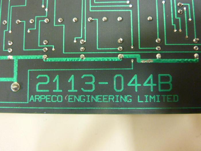 Used ARPECO Speed Control Board 2113-044B #47719