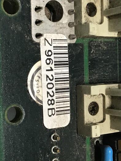 Used CTI Van Dorn Control Rack Board Z9612028B #113798